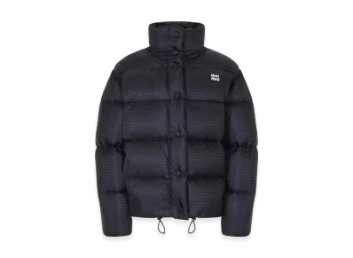 MIU MIU Women's Nylon Down Jacket "Black"