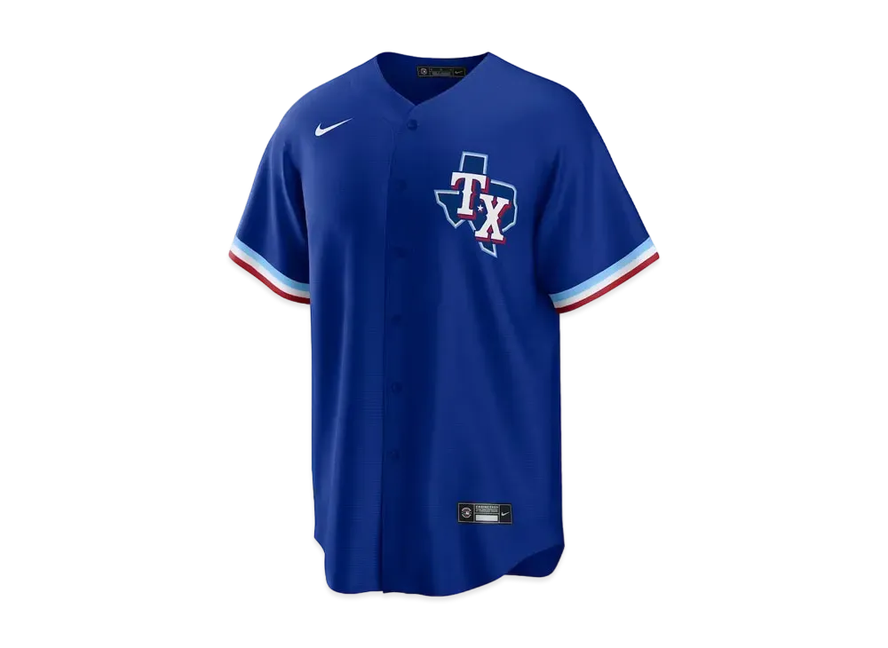 MLB x Nike Rangers Replica Uniform "Royal"