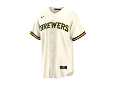 MLB x Nike Player Replica Uniform Brewers Yelich "Beige"
