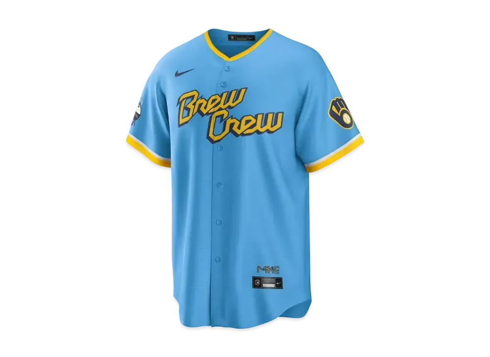 MLB x Nike Brewers City Connect Replica Uniform "Light Blue"