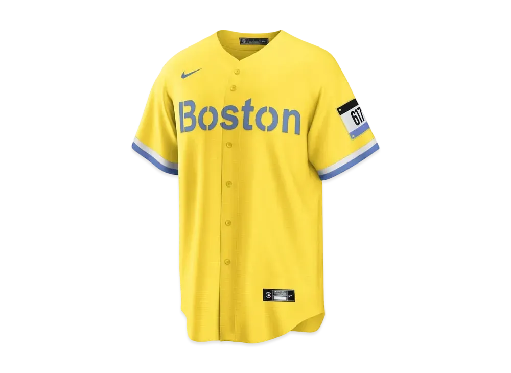 MLB x Nike Official Replica Jersey City Connect Boston Red Sox "Yellow"