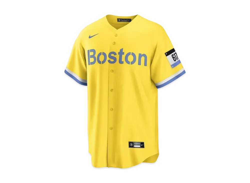 MLB x Nike Official Replica Jersey City Connect Boston Red Sox "Yellow"