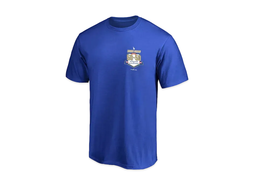 MLB Los Angeles Dodgers Shohei Ohtani 50-50 Name & Number T-Shirt "Blue"