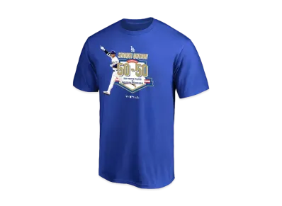 MLB Los Angeles Dodgers Shohei Ohtani 50-50 Club Achievement T-shirt Kids "Blue"
