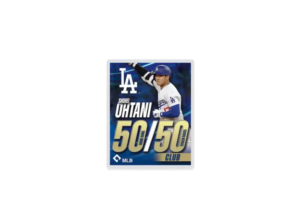 MLB Los Angeles Dodgers Shohei Ohtani 50-50 Pins 1.25x1 "Blue"