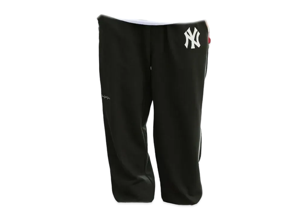 MLB Exclusive Set Up Patch Embroidery Side Line Big Silhouette Pullover Sweatpants Only "Black"
