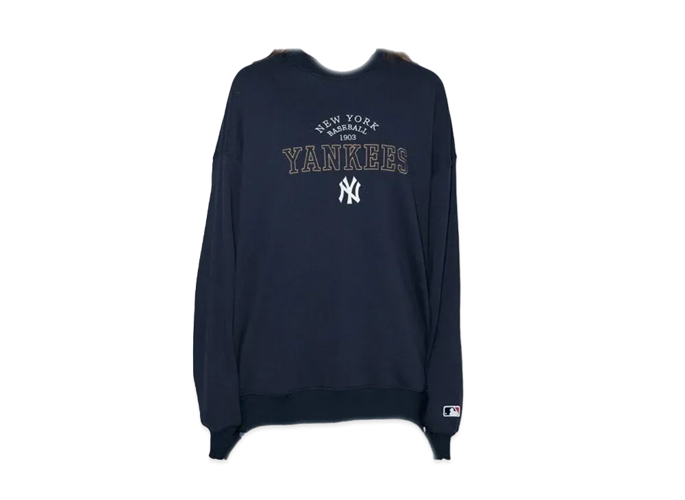MLB x PUBLUX Exclusive Embroidered Logo Sweatshirt "Navy"