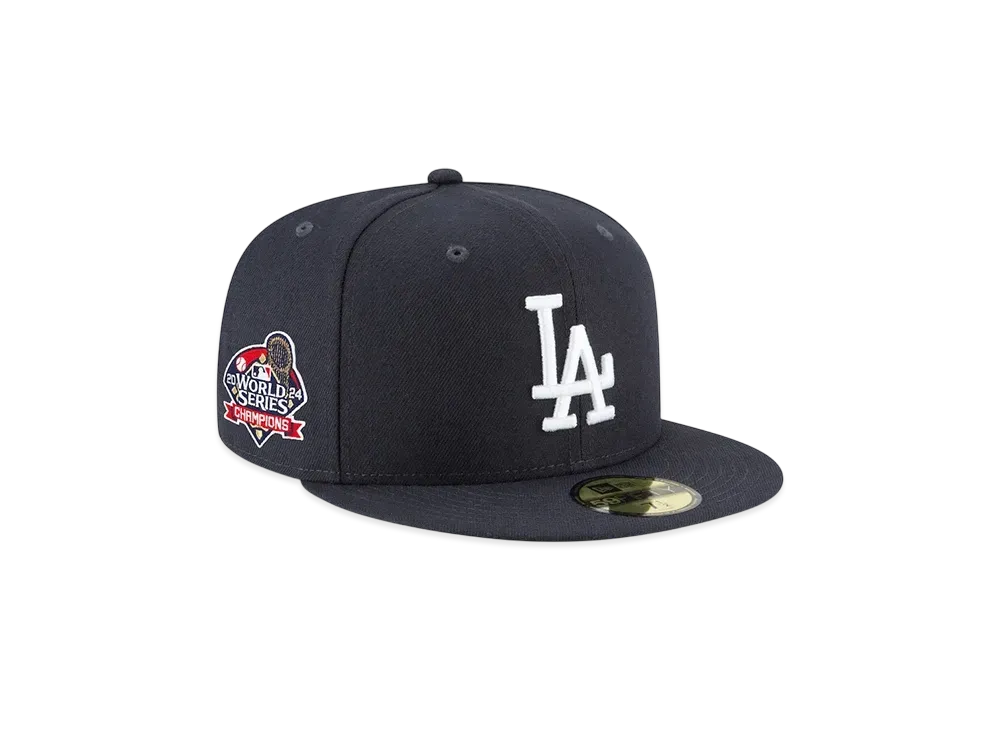 MLB Los Angeles Dodgers New Era 2024 World Series Champions 59FIFTY "Navy"
