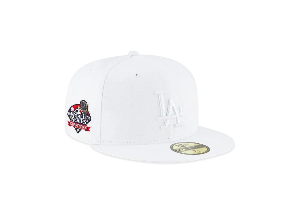 MLB Los Angeles Dodgers New Era 2024 World Series Champions 59FIFTY "White"