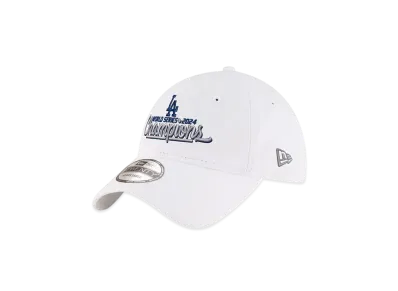 MLB Los Angeles Dodgers New Era 2024 World Series Champions Cursive 9Twenty "White"