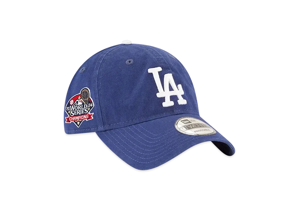 MLB Los Angeles Dodgers New Era 2024 World Series Champions Side Patch 9Twenty "Royal"