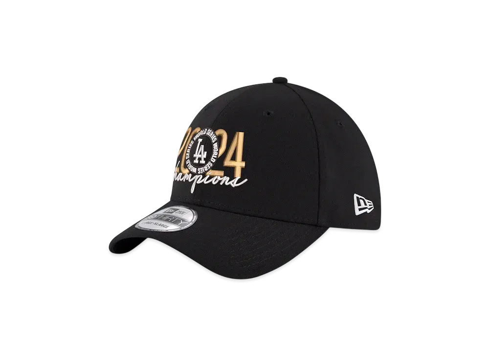 MLB Los Angeles Dodgers New Era 2024 World Series Champions Locker Room 39THIRTY "Black"