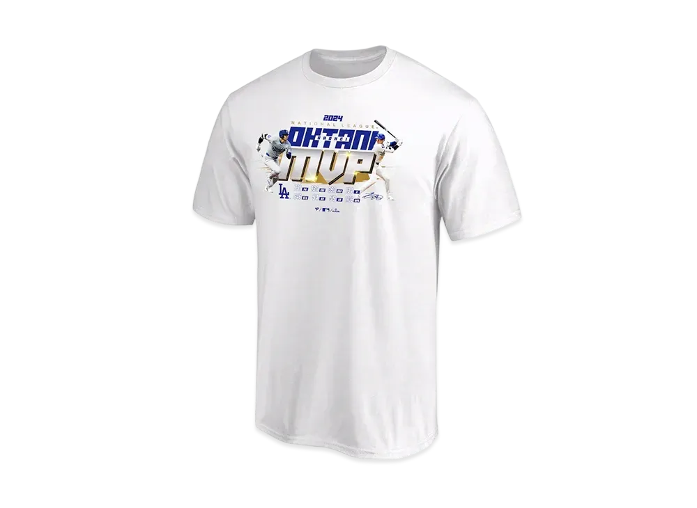 MLB Fanatics Dodgers Shohei Ohtani National League MVP 2024 Award Commemoration T-Shirt "White"