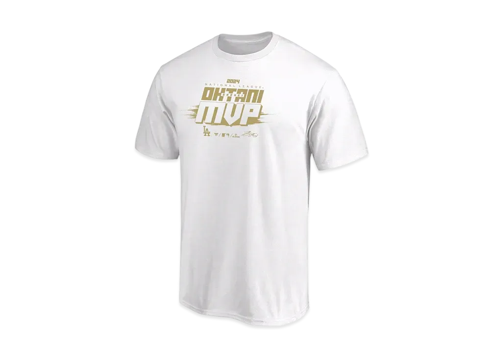 MLB Fanatics Dodgers Shohei Ohtani National League MVP 2024 Award Commemoration Name & Number Uniform Number T-Shirt "White"