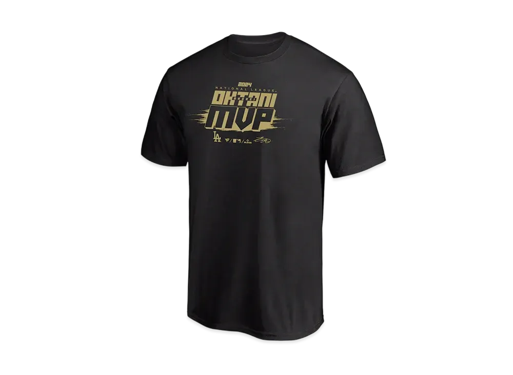 MLB Fanatics Dodgers Shohei Ohtani National League MVP 2024 Award Commemoration Name & Number Uniform Number T-Shirt "Black"