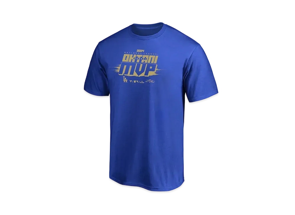 MLB Fanatics Dodgers Shohei Ohtani National League MVP 2024 Award Commemoration Name & Number Uniform Number T-Shirt Kids "Blue"