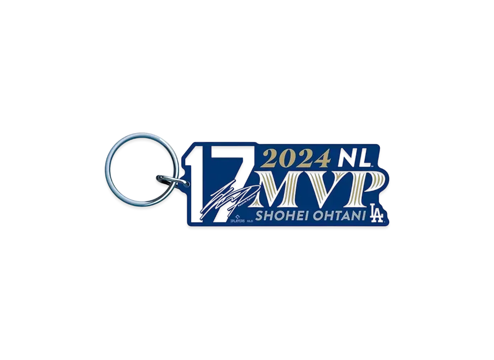 MLB Wincraft Dodgers Shohei Ohtani National League MVP 2024 Award Commemoration Key Strap 2.5x1.46