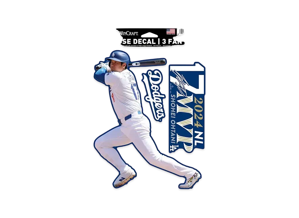 MLB Wincraft Dodgers Shohei Ohtani National League MVP 2024 Award Commemoration Fan Decal