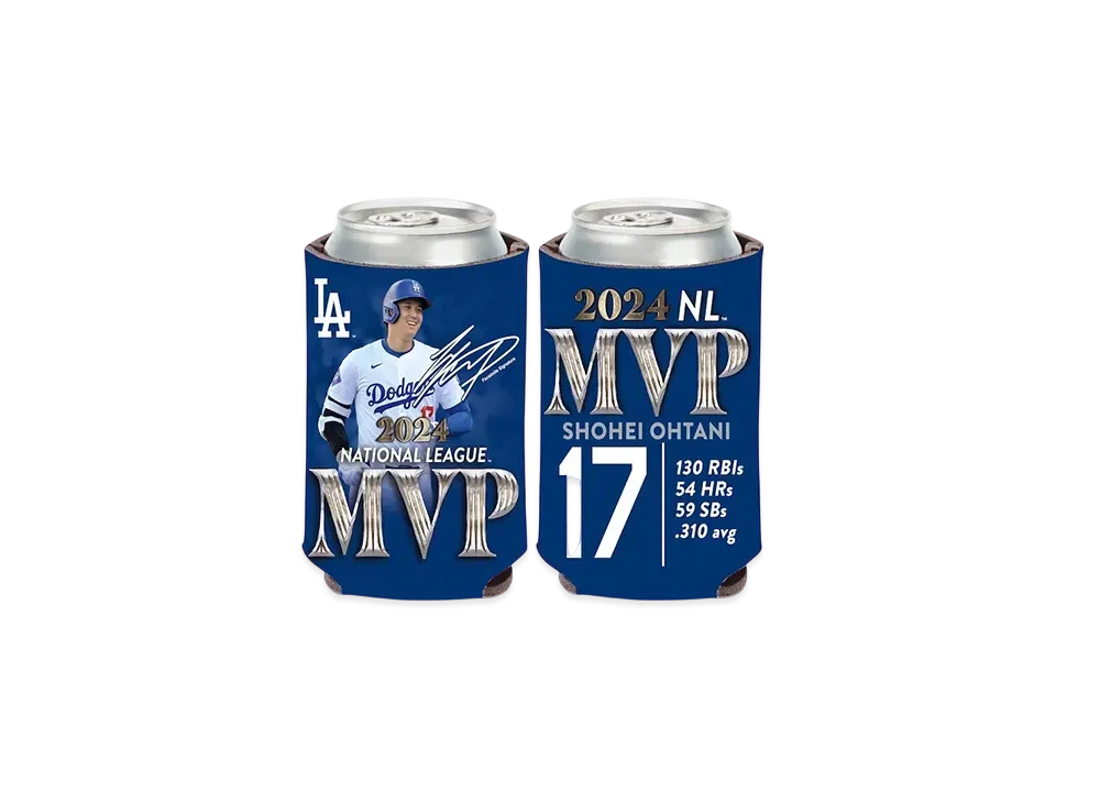 MLB Wincraft Dodgers Shohei Ohtani National League MVP 2024 Award Commemoration Can Cooler