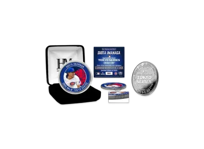 MLB The Highland Mint Tokyo Series Opening Game Cubs Shota Imanaga Silver Coin Memorabilia