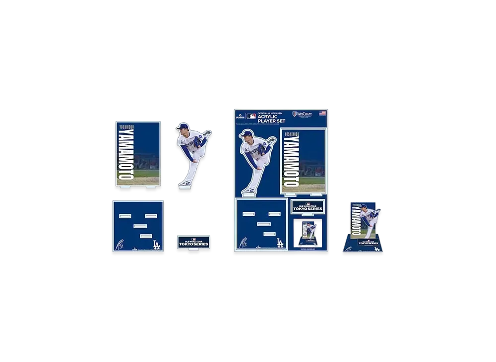 MLB Wincraft Cubs Yoshinobu Yamamoto Tokyo Series Opening Game Acrylic Stand