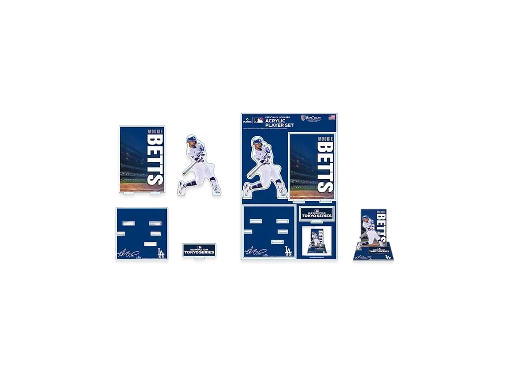 MLB Wincraft Dodgers Mookie Betts Tokyo Series Opening Game Acrylic Stand