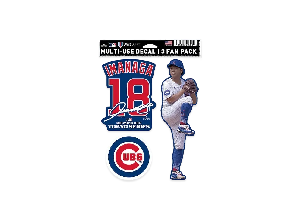 MLB Wincraft Cubs Shota Imanaga Tokyo Series Opening Game Fan Decal