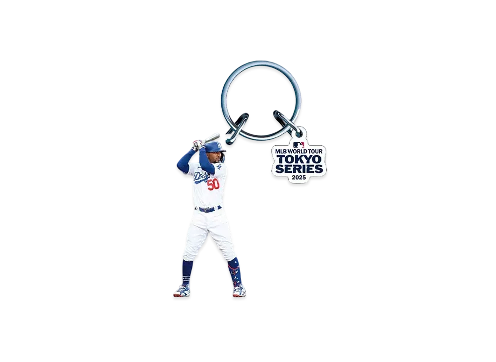 MLB Wincraft Dodgers Mookie Betts Tokyo Series Opening Game Acrylic Key Chain