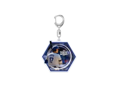 MLB Dodgers Shohei Otani Tokyo Series Opening Game Acrylic Keychain B