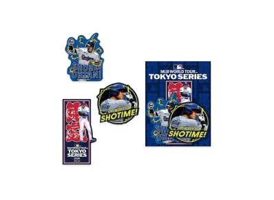 MLB Dodgers Shohei Otani Tokyo Series Opening Game Sticker Set B