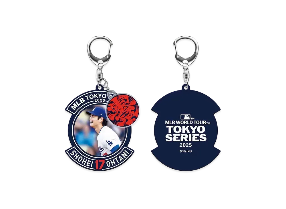 MLB Dodgers Shohei Otani Tokyo Series Opening Game Rubber Keychain B