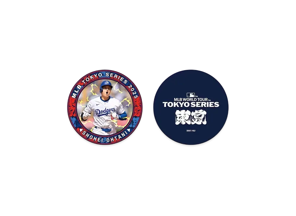 MLB Dodgers Shohei Otani Tokyo Series Opening Game Rubber Coaster A