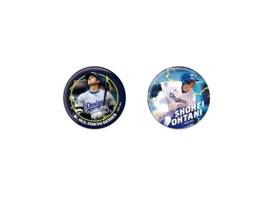 MLB Dodgers Shohei Otani Tokyo Series Opening Game Can Badge A