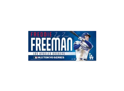 MLB Wincraft Dodgers Freddie Freeman Tokyo Series Opening Game Face Towel