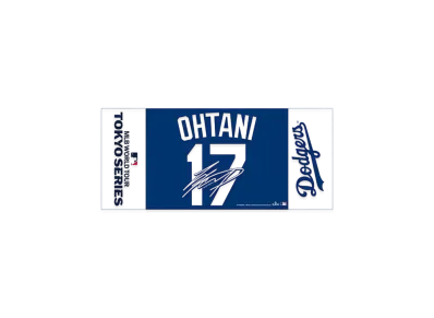 MLB Wincraft Dodgers Shohei Otani Tokyo Series Opening Game Name & Number Face Towel