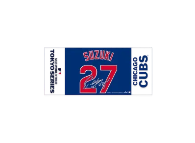 MLB Wincraft Cubs Seiya Suzuki Tokyo Series Opening Game Name & Number Face Towel
