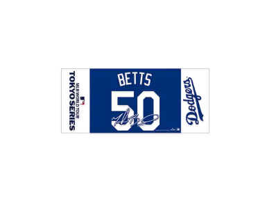 MLB Wincraft Dodgers Mookie Betts Tokyo Series Opening Game Name & Number Face Towel