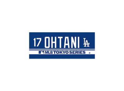 MLB Dodgers Shohei Otani Mlb Tokyo Series Tokyo Series Opening Game Name & Number Jacquard Towel
