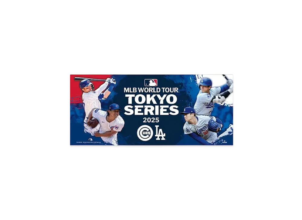 MLB Wincraft Tokyo Series Opening Game Dodgers Shohei Otani Yoshinobu Yamamoto Cubs Shota Imanaga Seiya Suzuki Face Towel