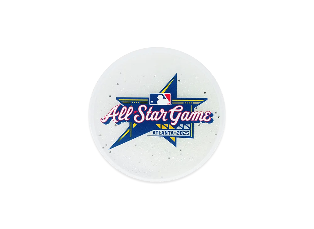 MLB Fanatics 2025 MLB All-Star Game Logo Glitter Coaster "White"