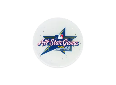 MLB Fanatics 2025 MLB All-Star Game Logo Glitter Coaster "White"