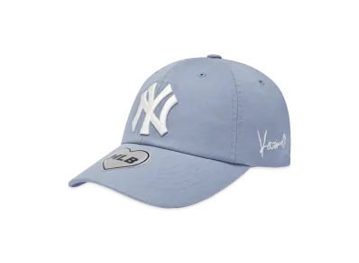 MLB x aespa KARINA Signature Unstructured Ball Cap New York Yankees "Sky Blue"