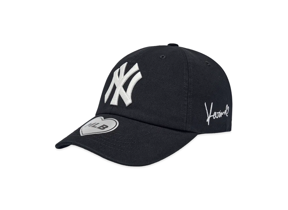 MLB x エスパ カリナ シグネチャーアンストラクチャーボールキャップ ニューヨークヤンキース "ブラック"