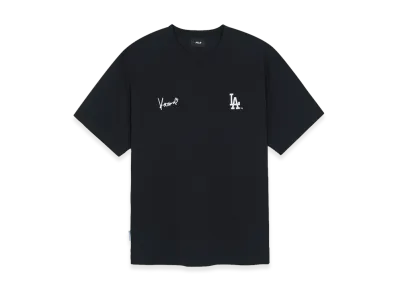 MLB x aespa KARINA Semi-Overfit Short Sleeve T-shirt Los Angeles Dodgers "Black"