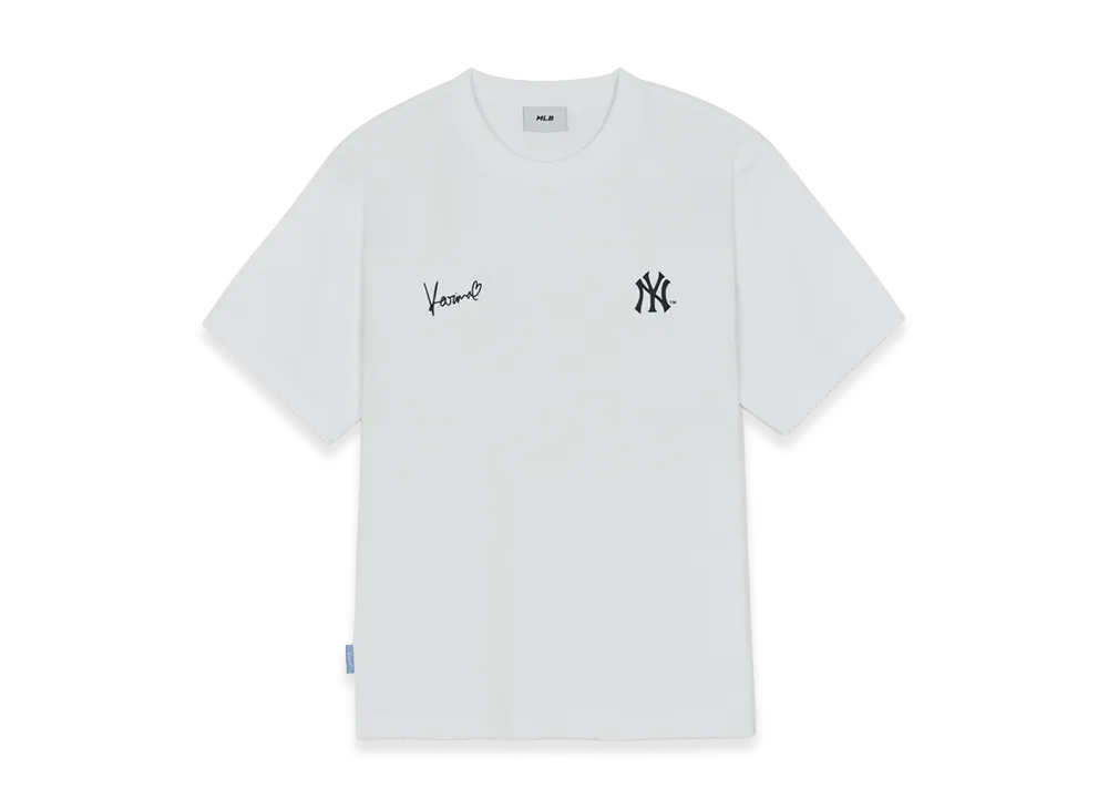 MLB x aespa KARINA Semi-Overfit Short Sleeve T-shirt Los Angeles