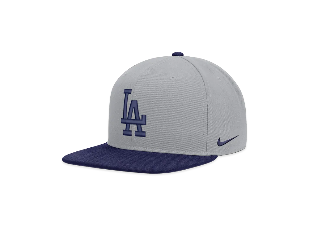 MLB x Nike Dodgers Primetime Dri-FIT Square Ball Cap "Grey/Blue"