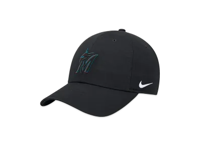 MLB x Nike Marlins Organic Cotton Cap "Black"
