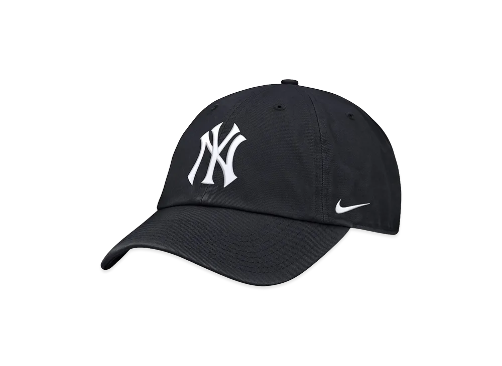 MLB x Nike Yankees Primetime Organic Cotton Cap Pitch Blue NY Logo "Black"