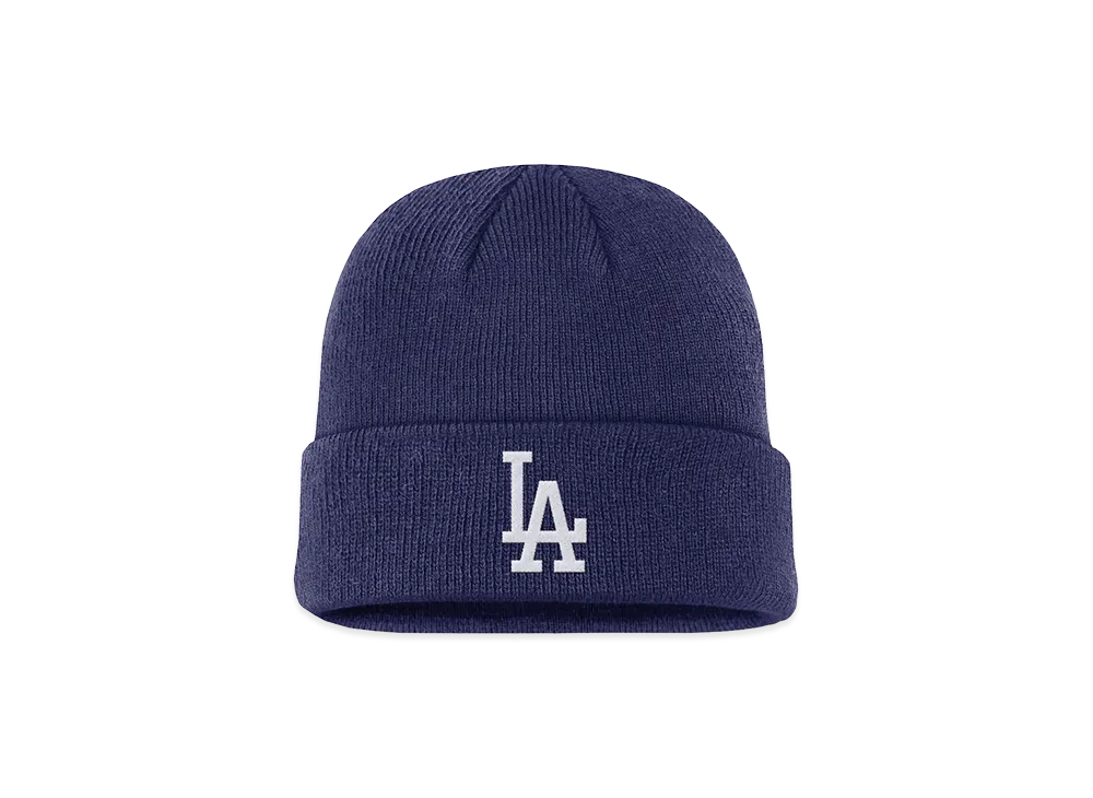 MLB x Nike Dodgers Terra Standard Cuff Cashmere-like Acrylic Beanie Cap "Blue"