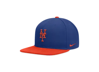 MLB x Nike Mets Dri-FIT Square Bill Cap "Blue/Orange"